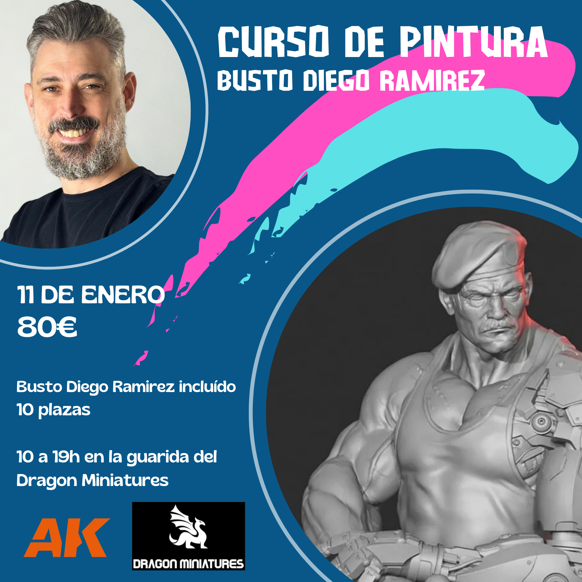 11 de Enero 2026 - Domina el MNM (Metal No Metal) y pieles humanas con el busto de Diego Ramírez